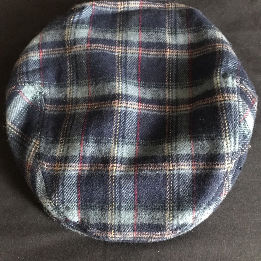 Woman’s Old Navy Plaid Flat Cap - Classic Tweed Driving Cap Size L/XL. New